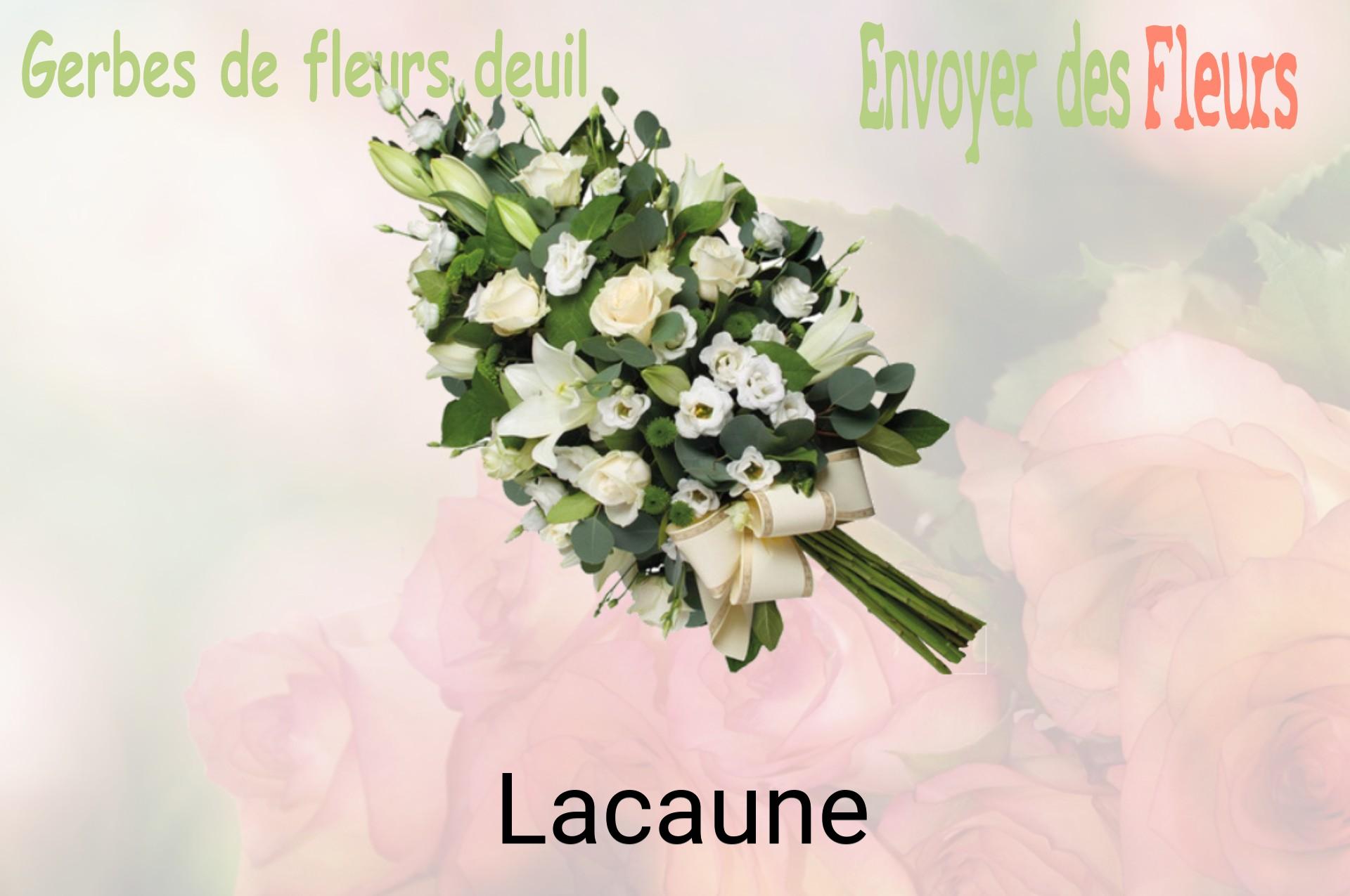 Gerbe de fleurs de deuil livrée à Lacaune